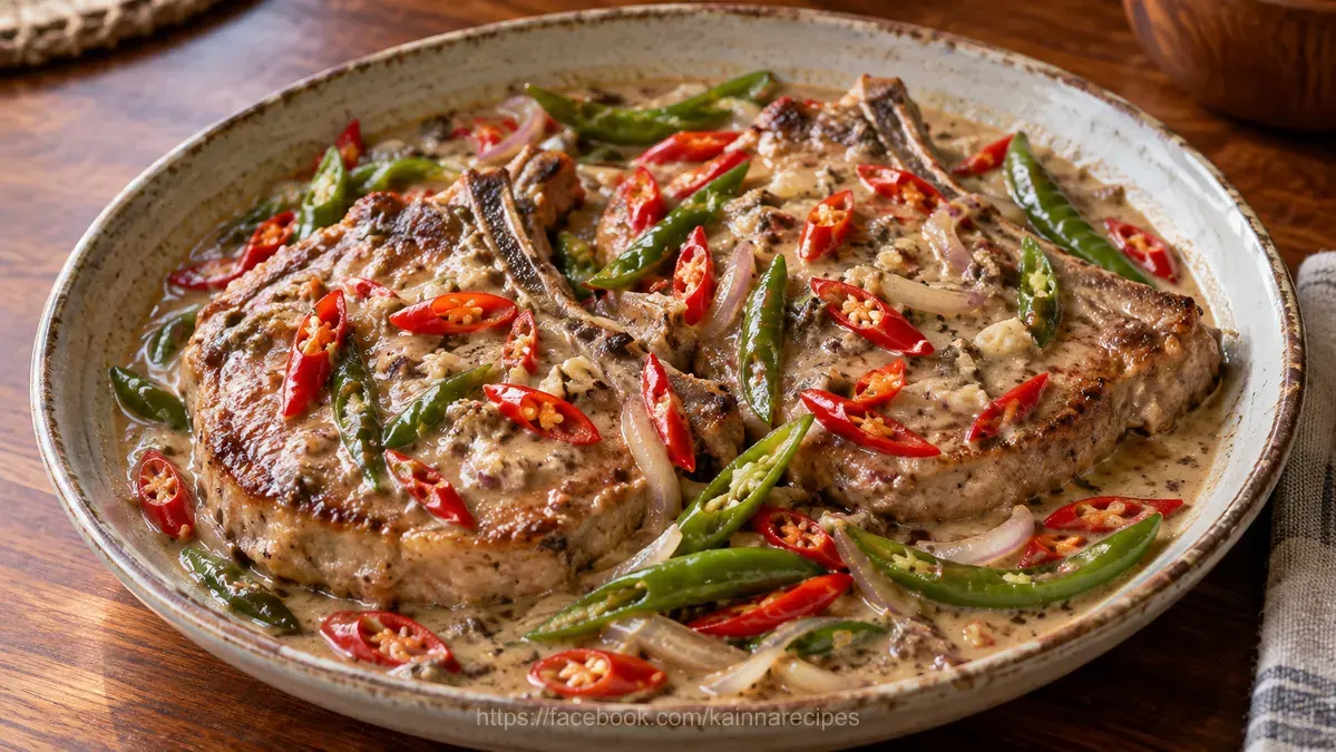 Pork Chop Bicol Express
