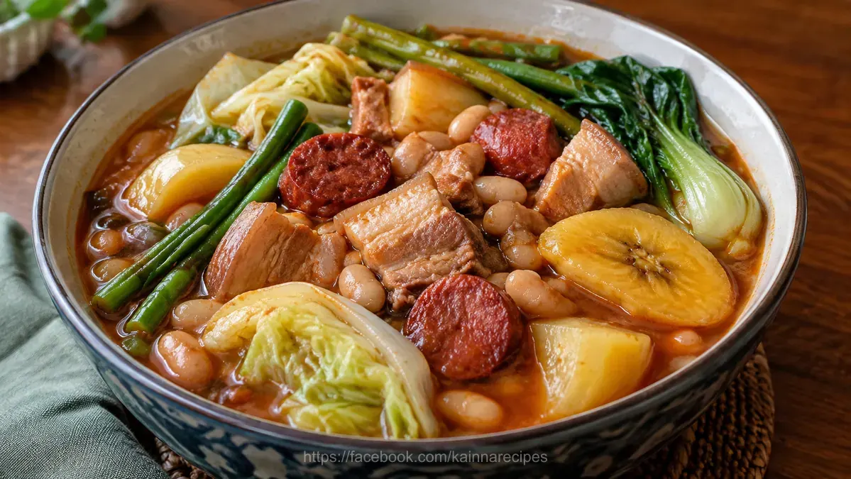 Pochero with Pork and Beans