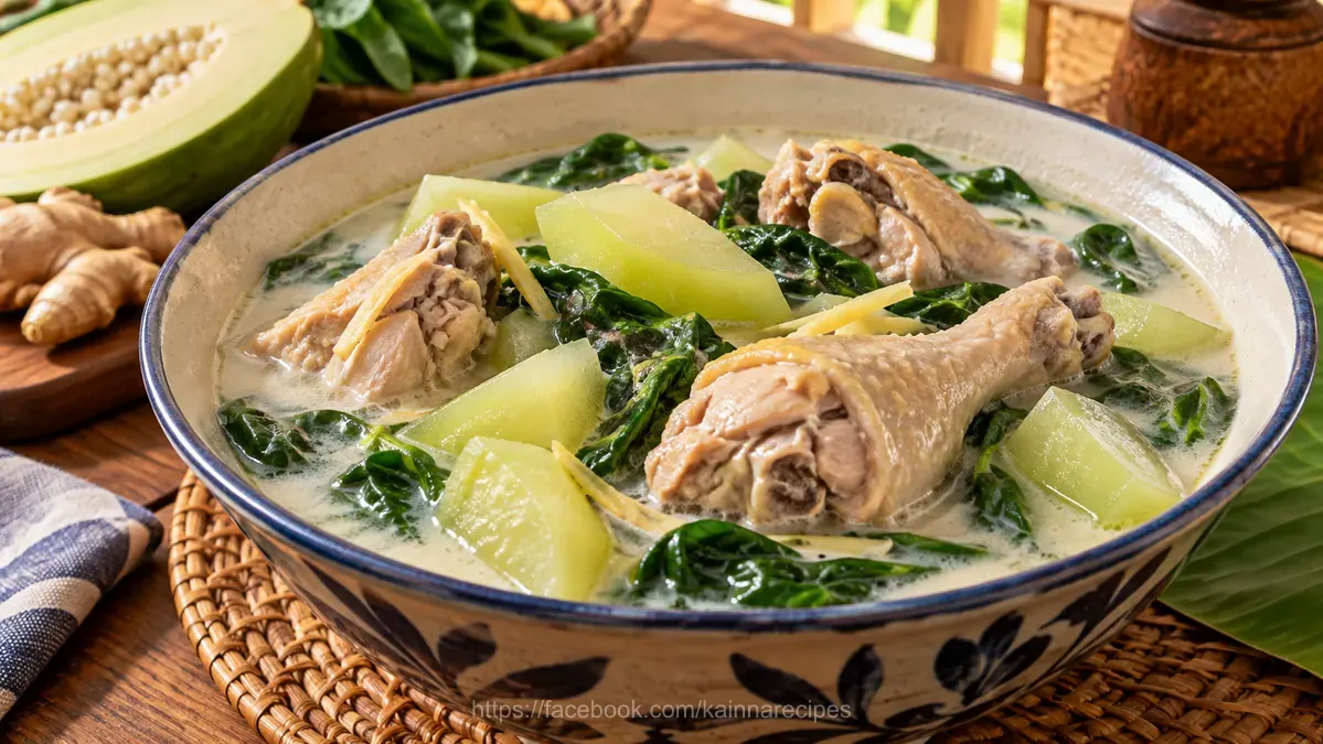 Tinolang Manok sa Gata