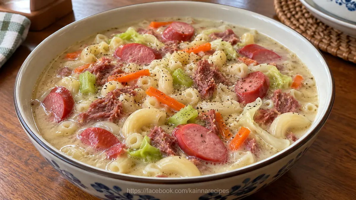 Hotdog and Corned Beef Sopas