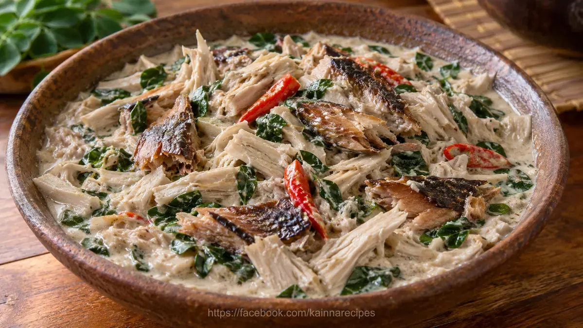 Ginataang Langka with Tinapa Flakes