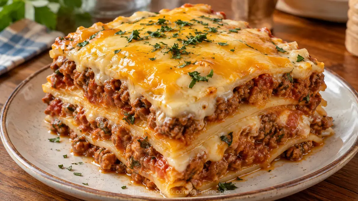 No Bake Lasagna Pinoy Style