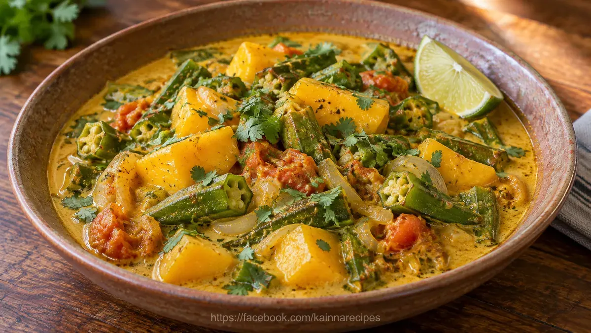 Coconut and Okra Mango Curry
