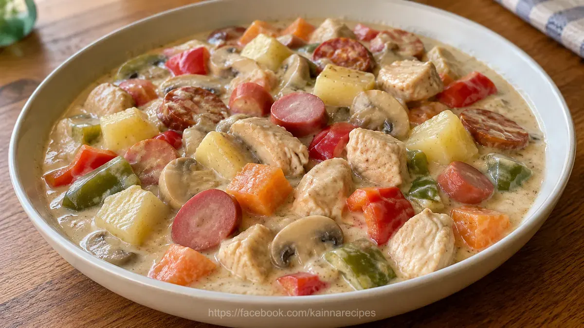 Creamy Chicken Pastel