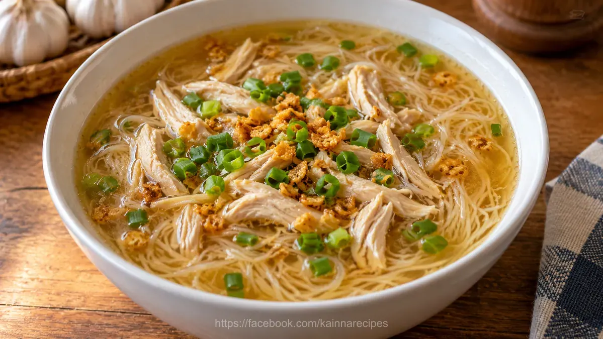 Chicken and Miswa Soup