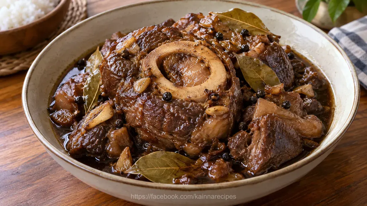 Adobong Bulalo (Beef Shank Adobo)