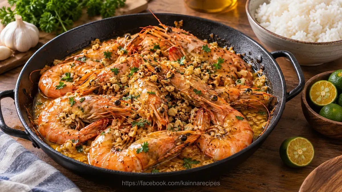 Buttered Garlic Shrimp
