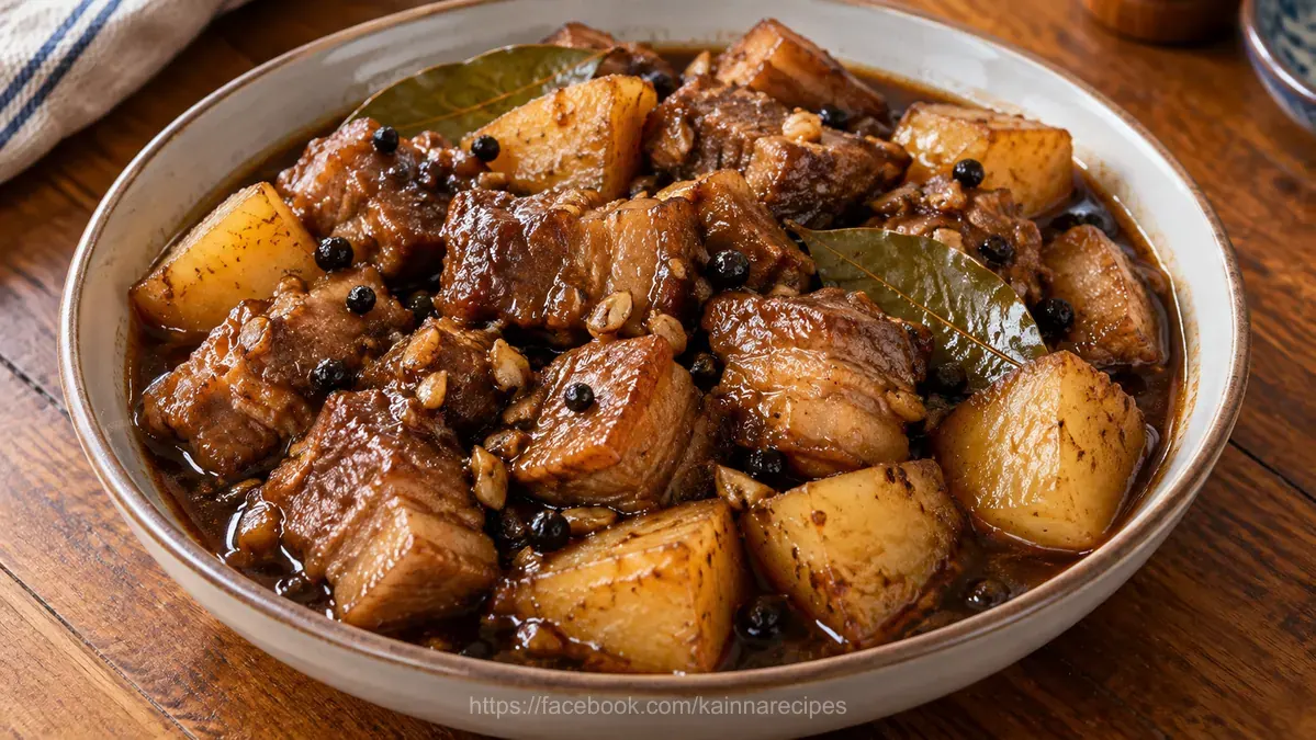 Pork Adobo with Potato