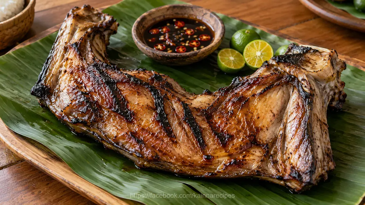 Inihaw na Panga ng Tuna (Grilled Tuna Jaw)