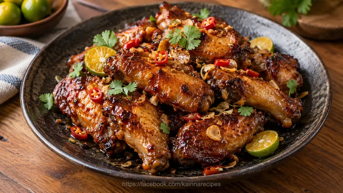 Caramelized Patis Wings