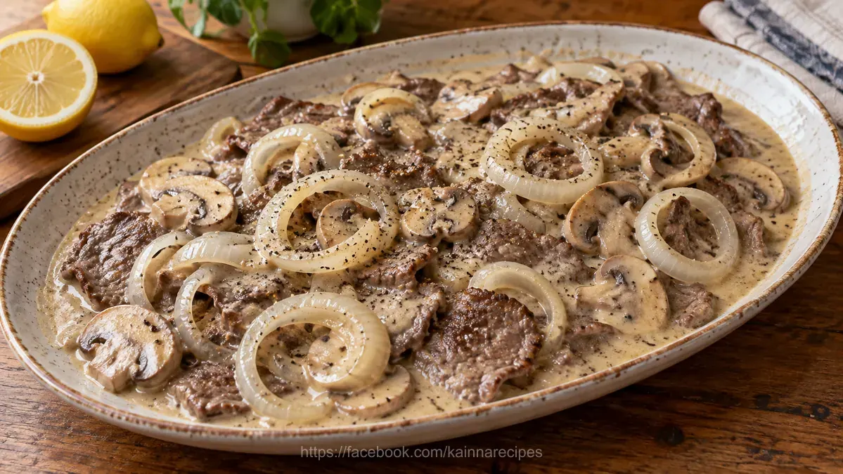 Beef Steak a La Crema
