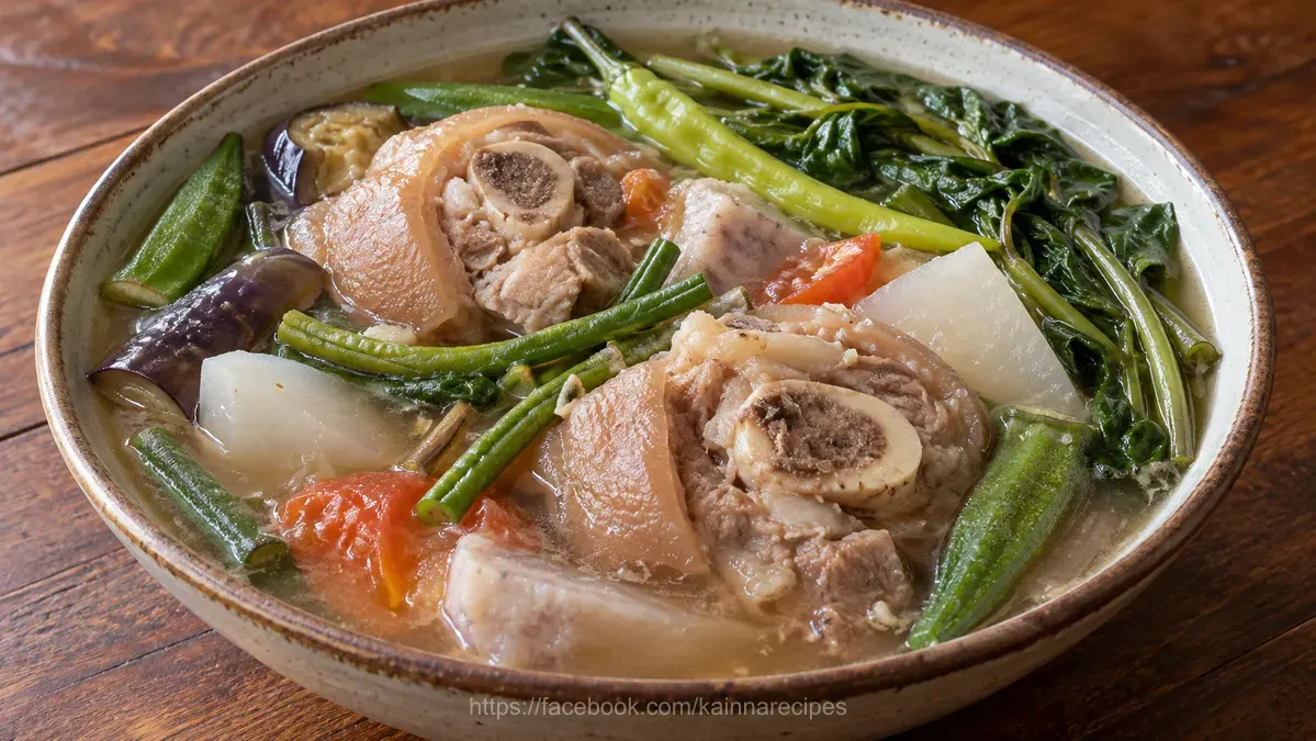 Sinigang na Pata with Gabi