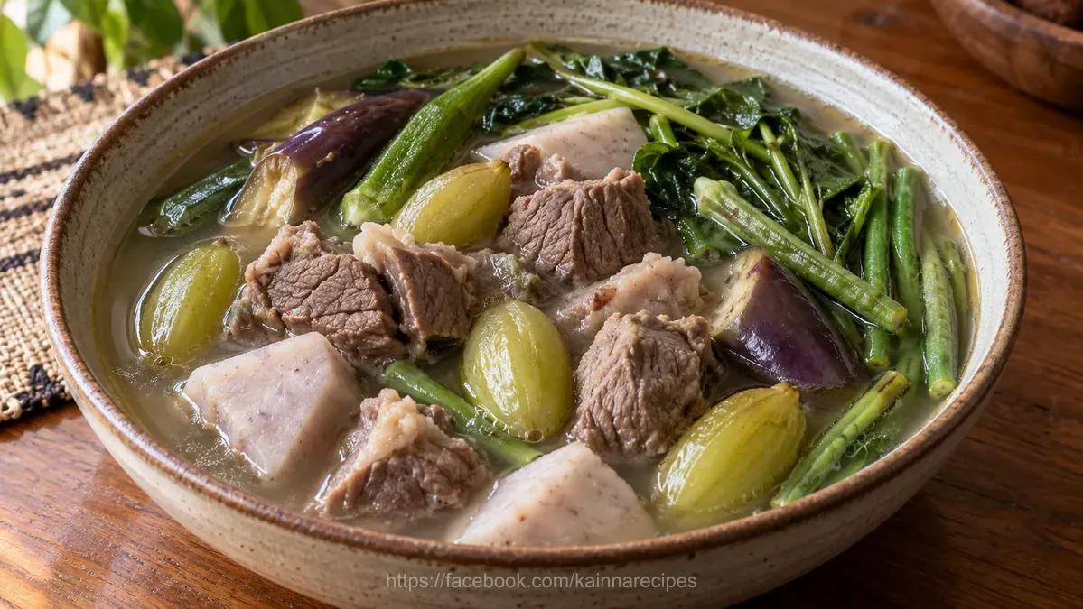 Beef Sinigang sa Kamias (Sinigang na Baka)