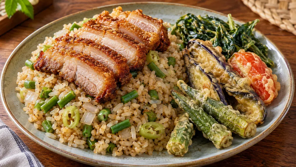 Crispy Liempo Sinigang Rice