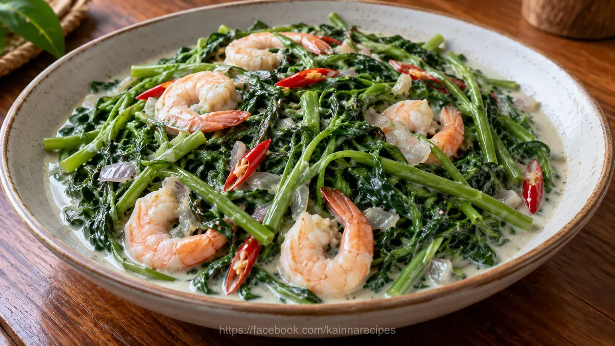 Ginataang Kangkong