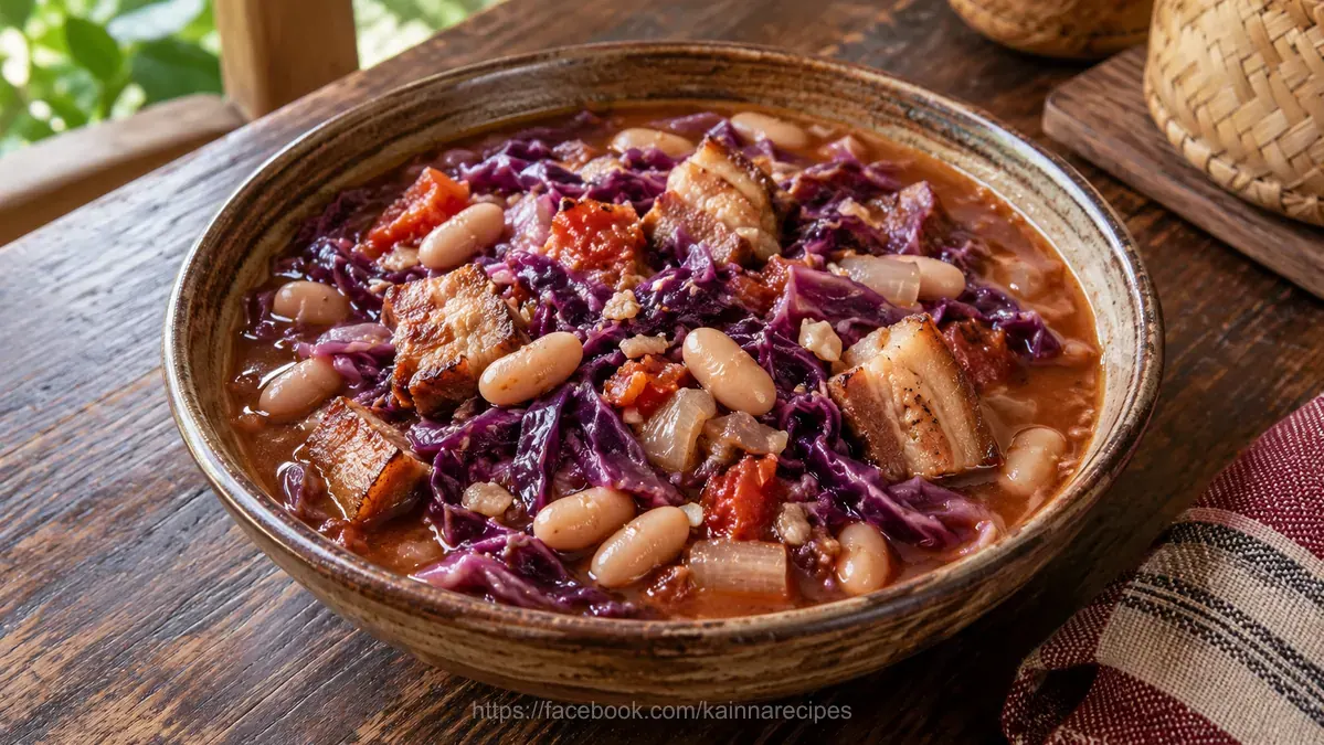 Cabbage and Cannellini Bean Stew