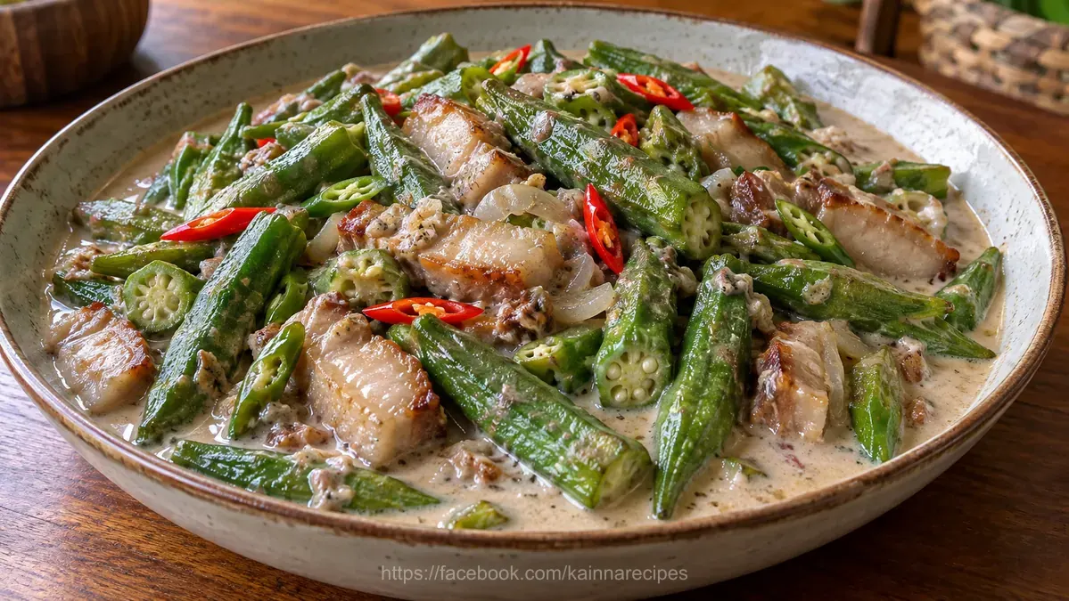 Ginataang Okra