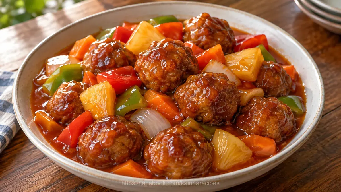 Sweet and Sour Meatballs