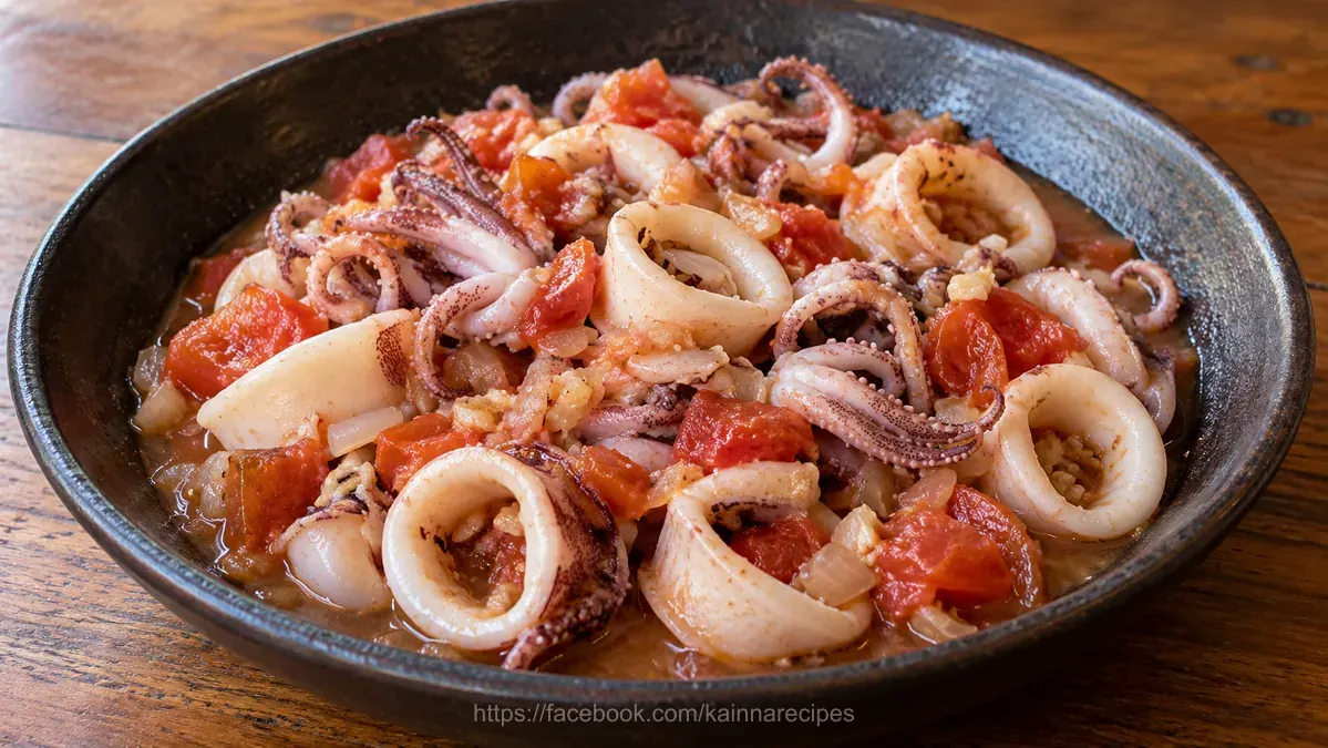 Ginisang Pusit
