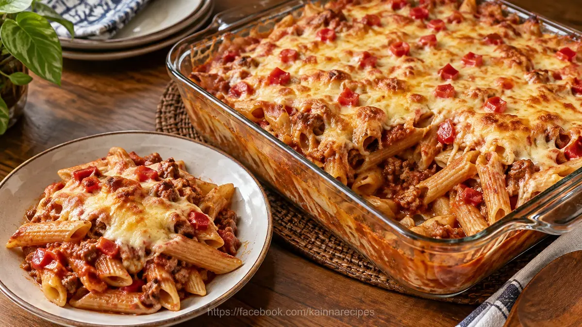 Pinoy Baked Whole Wheat Penne Pasta