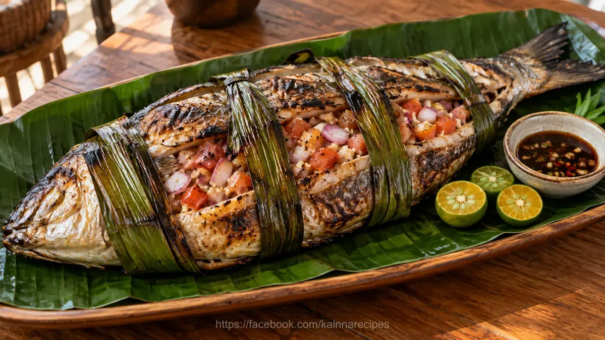 Genesee’s Grilled Boneless Bangus in Pandan Leaves