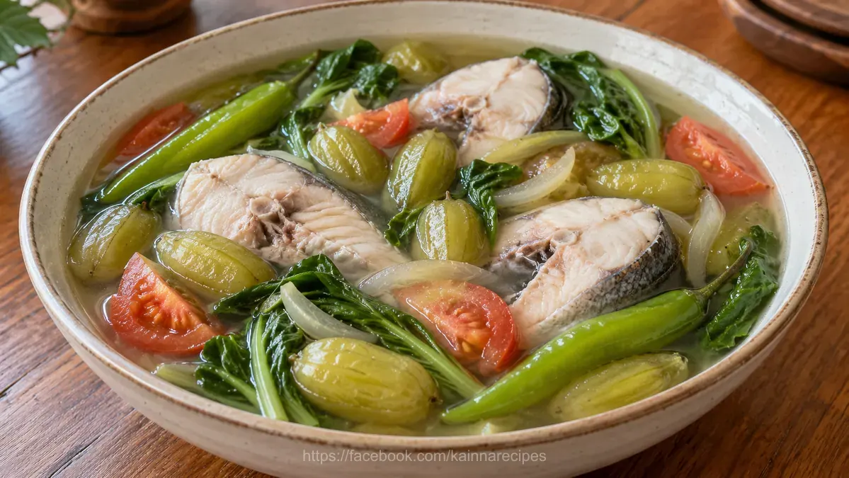 Sinigang na Isda sa Kamias (Fish Sinigang)