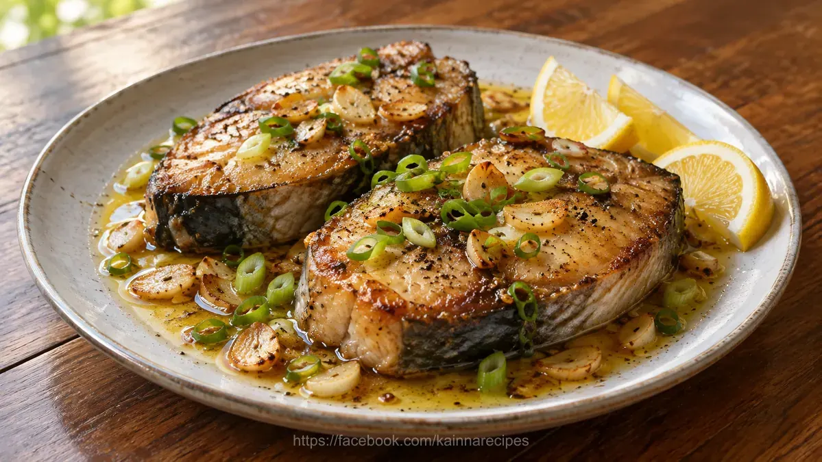 Tangigue in Oil and Lemon