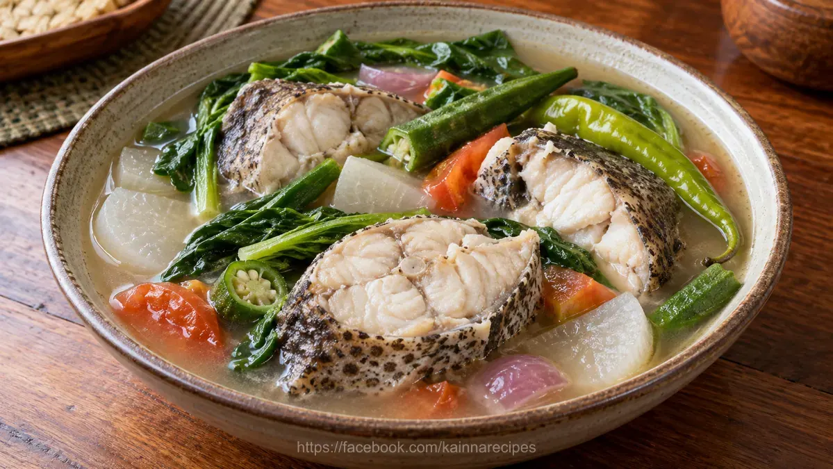 Sinigang na Lapu lapu sa Miso