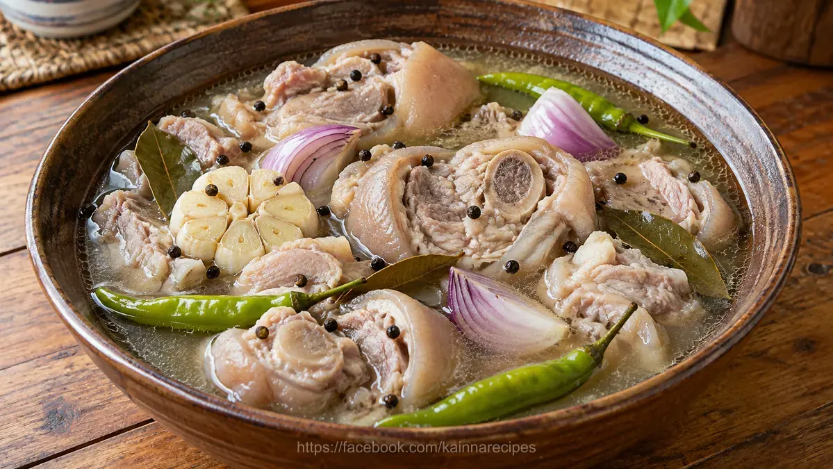 Paksiw na Pata Batangas Style