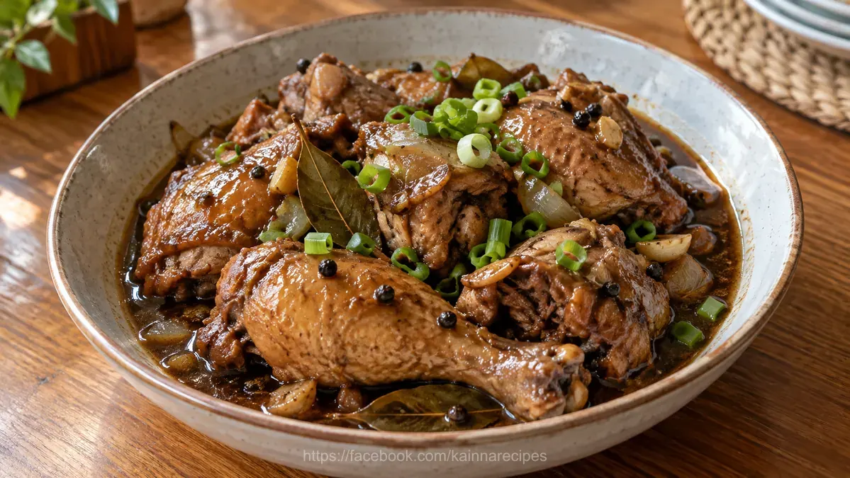 Adobong Manok sa Buko