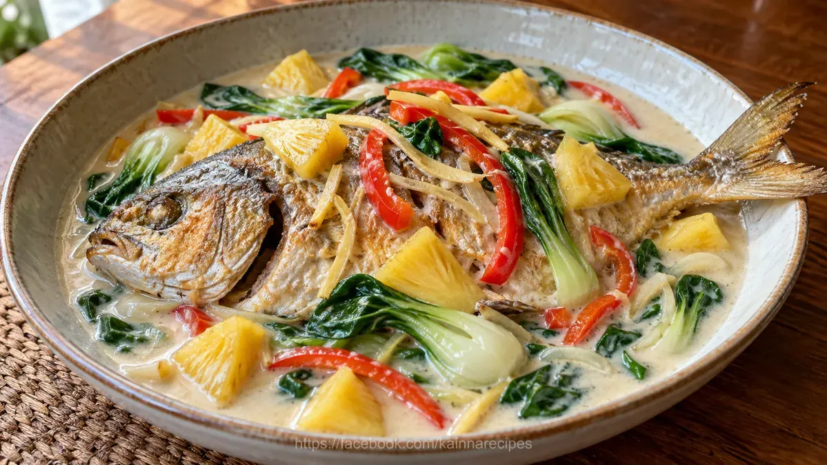 Fish in Coconut Milk with Pineapple