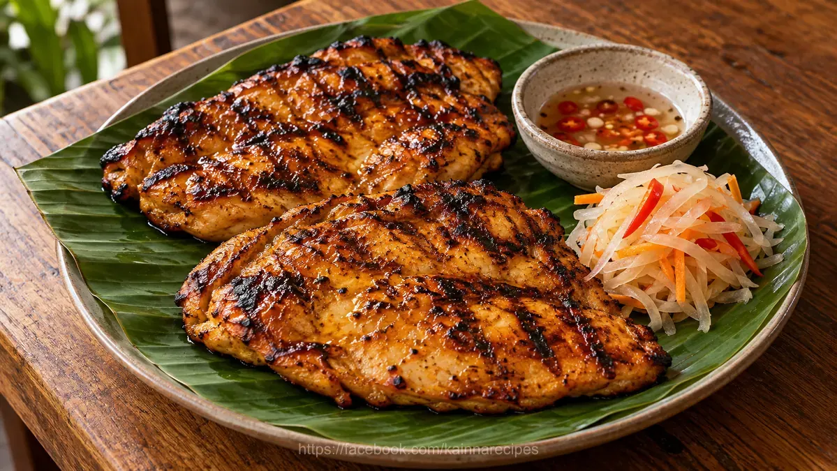 Beer Marinated Grilled Chicken Breast Inasal