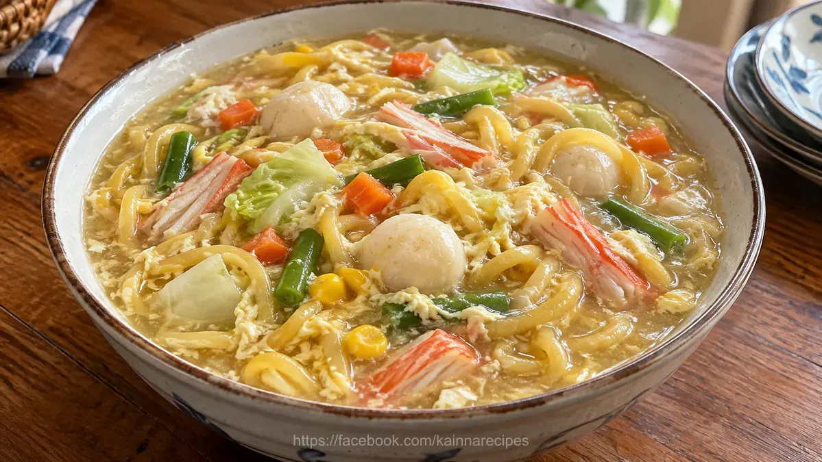 Seafood Lomi Noodles