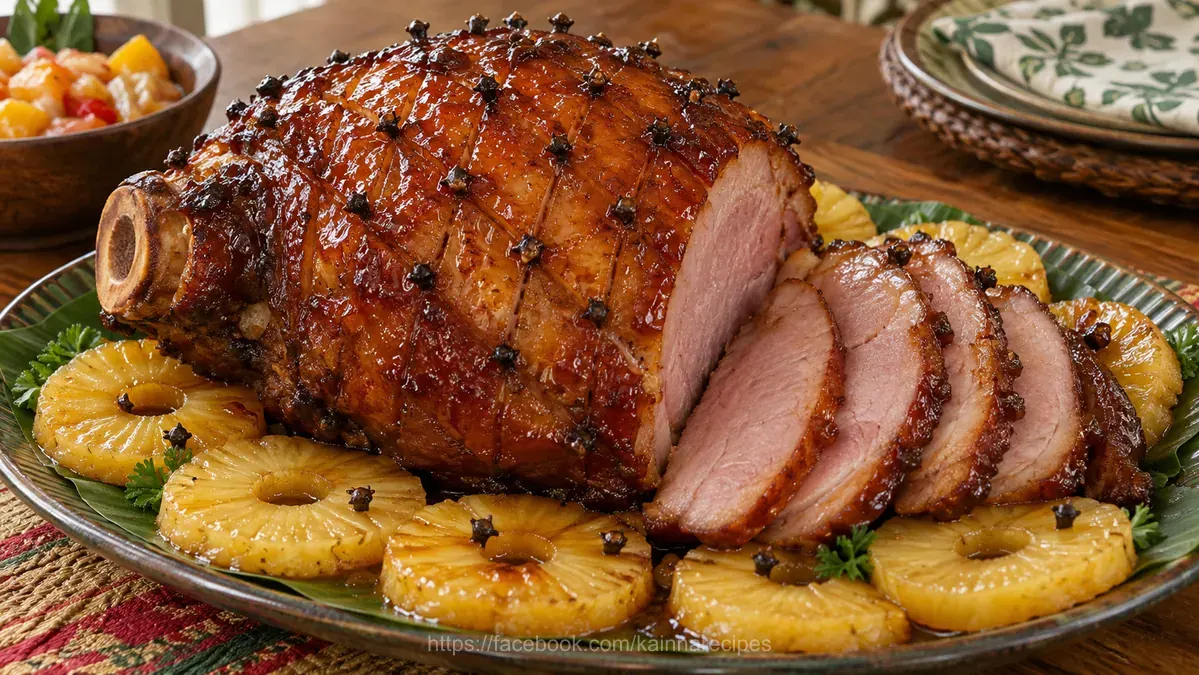 Pinoy Style Glazed Ham