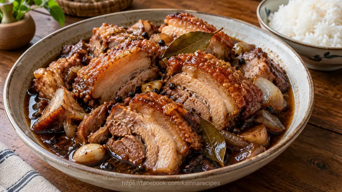Lechon Belly Pork Adobo