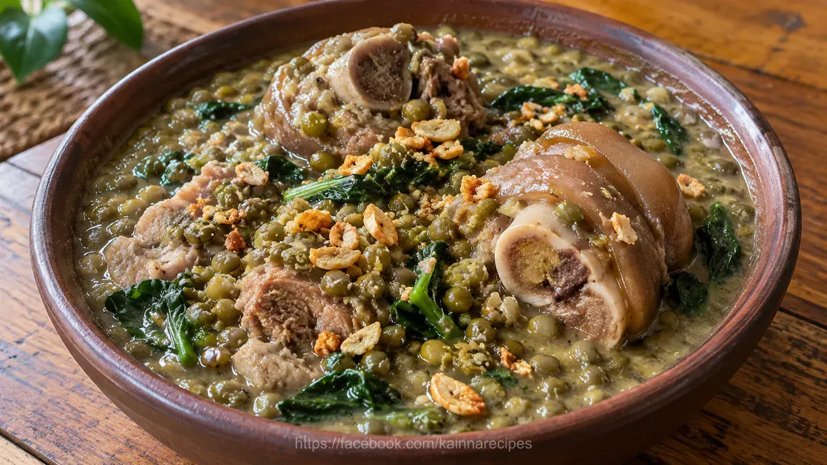 Ginisang Monggo with Pork Pata