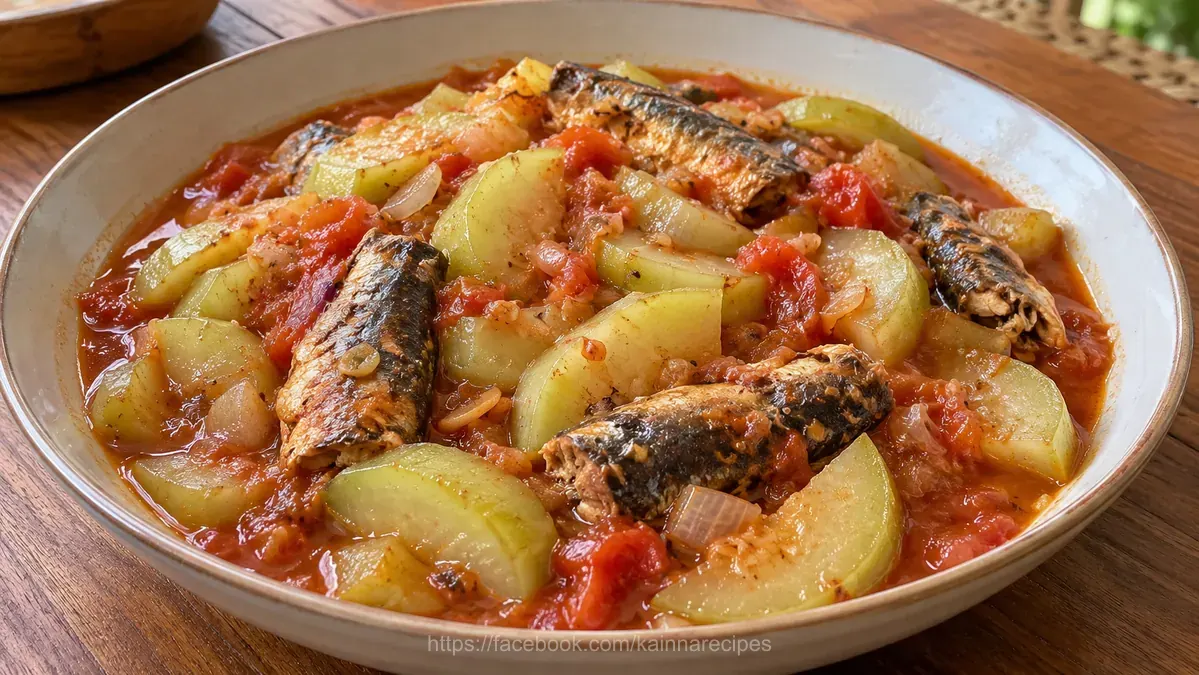 Ginisang Upo with Sardinas