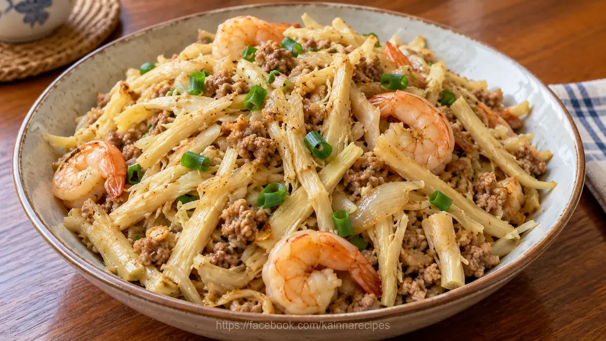 Sauteed Bamboo Shoots (Ginisang Labong)