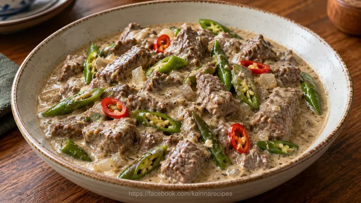 Beef Bicol Express