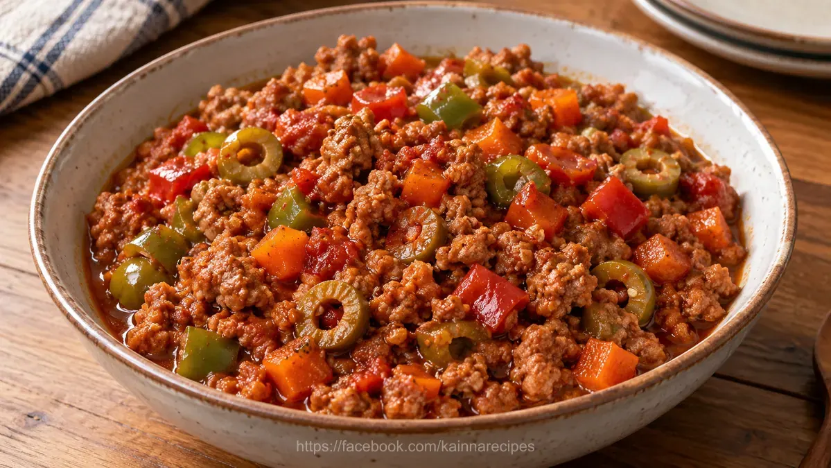 Pork Giniling Kaldereta