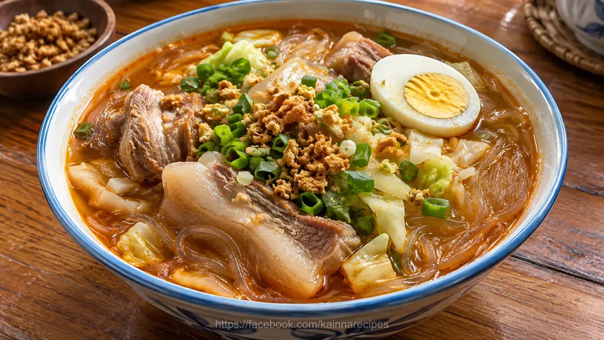 Quiapo Style Sotanghon Soup