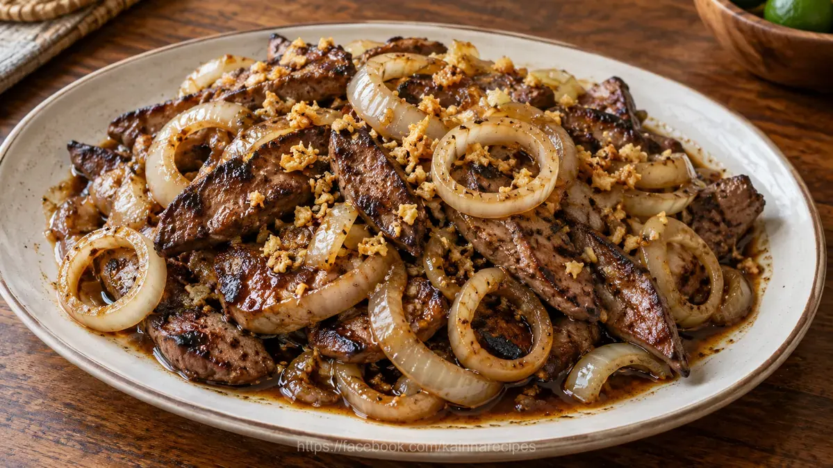 Grilled Liver Bistek