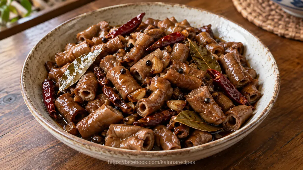 Adobong Isaw (Small Intestine Adobo)