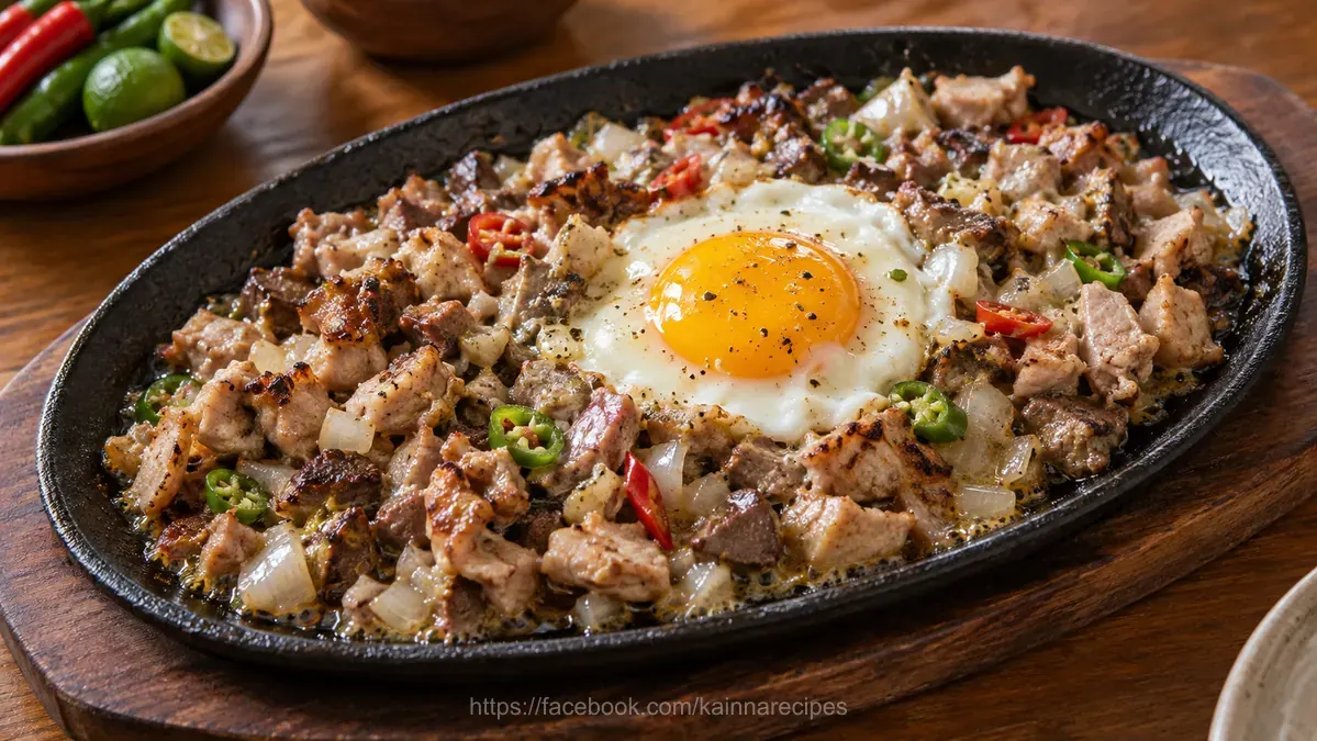 Sizzling Chicken Sisig