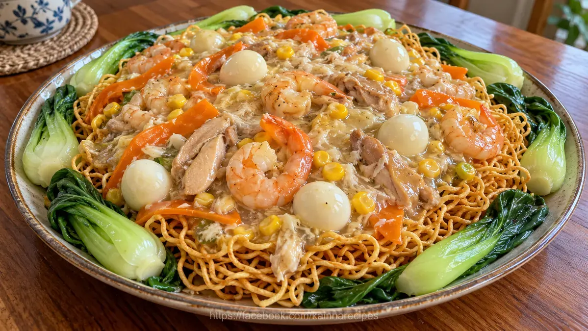 Crispy Pancit Canton Noodles