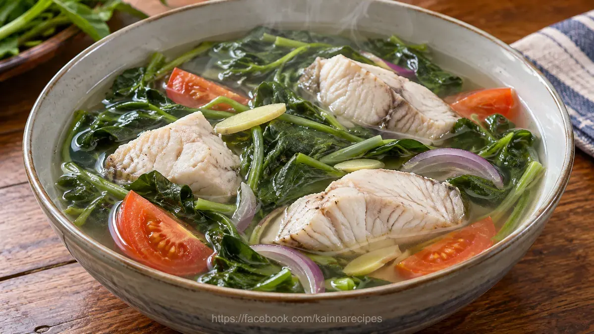 Sinabawang Isda at Gulay