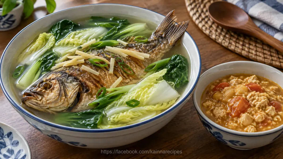 Pesang Isda with Ginisang Miso