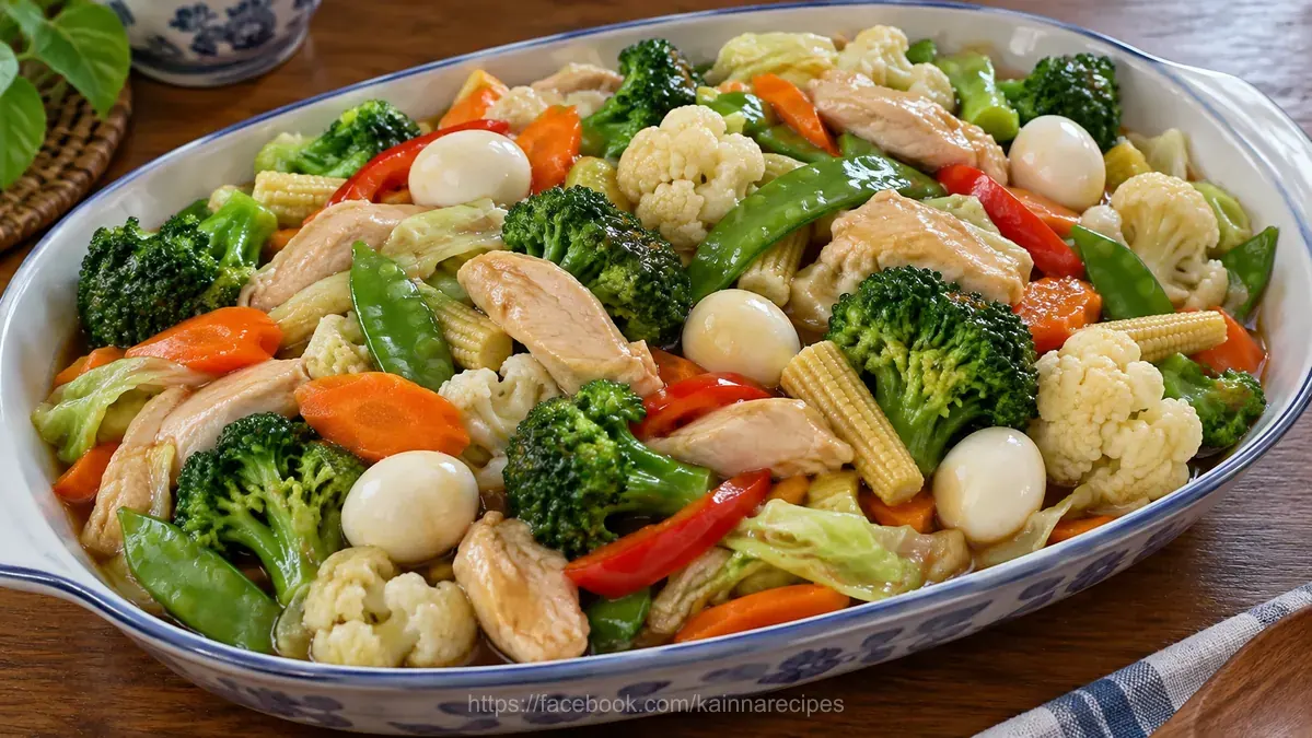 Chopsuey with Chicken and Broccoli