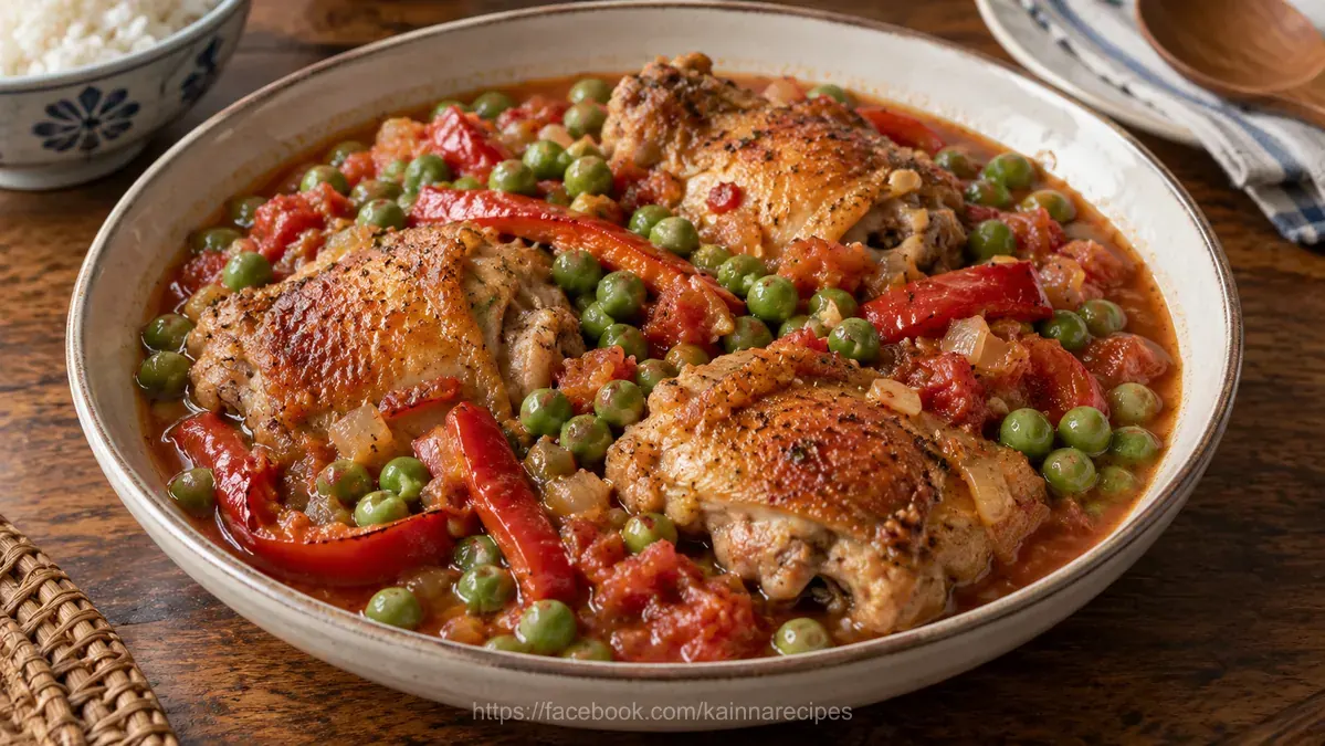 Chicken Guisantes