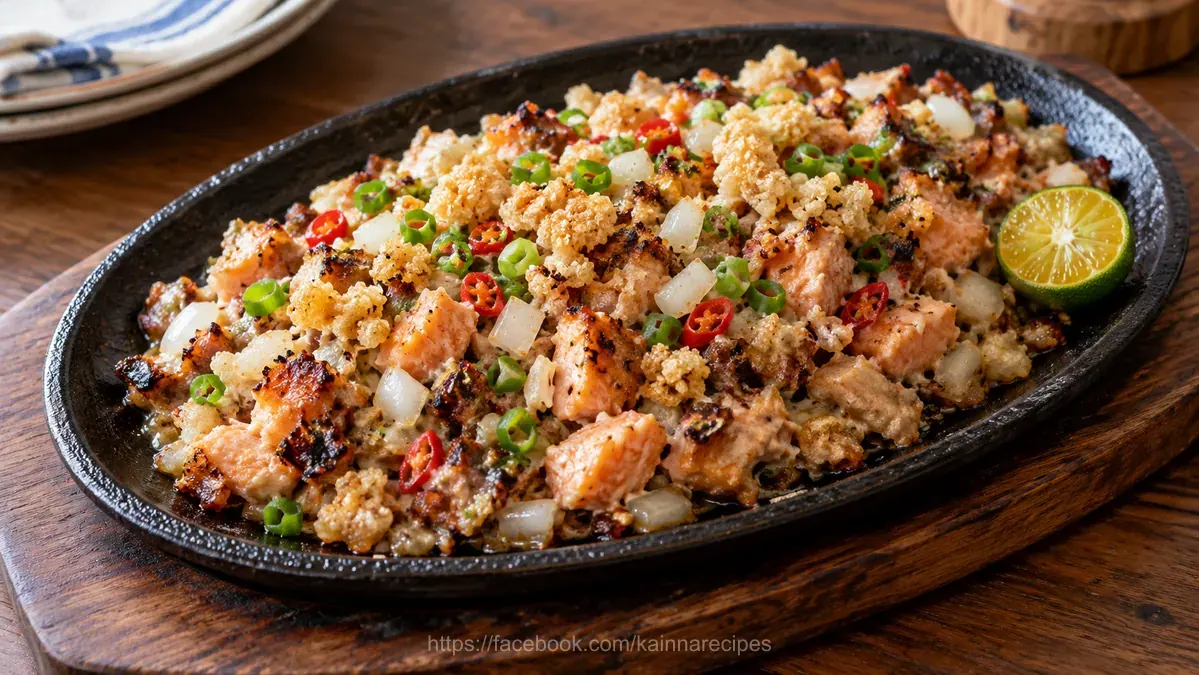 Salmon Sisig